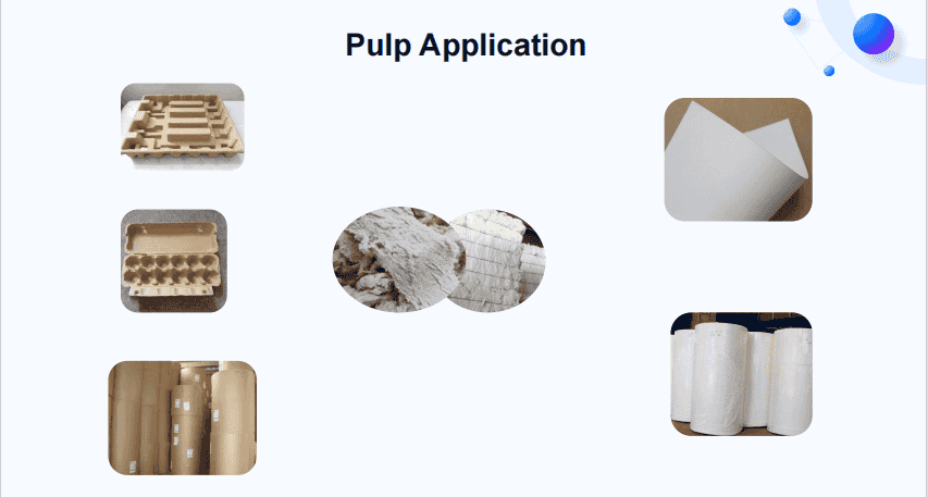 Recovered paper pulp applications